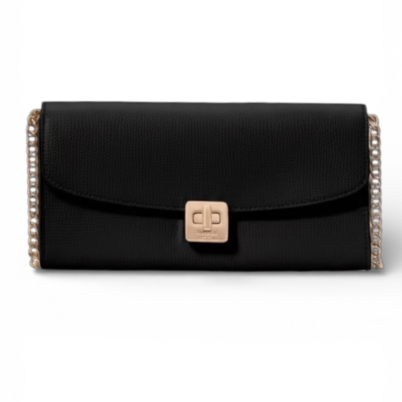 kate spade Handbags - NWT Phoebe Turnlock Mini Crossbody Black/Gold